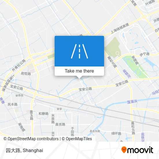 园大路 map