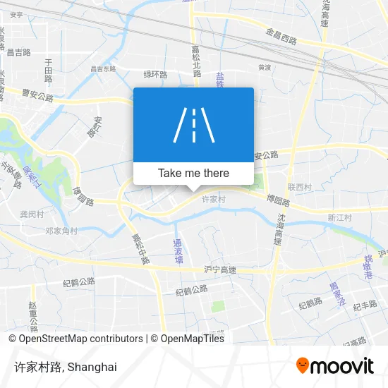 许家村路 map