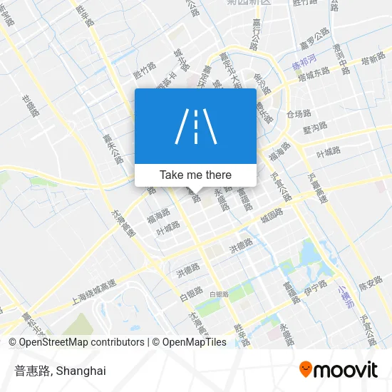 普惠路 map