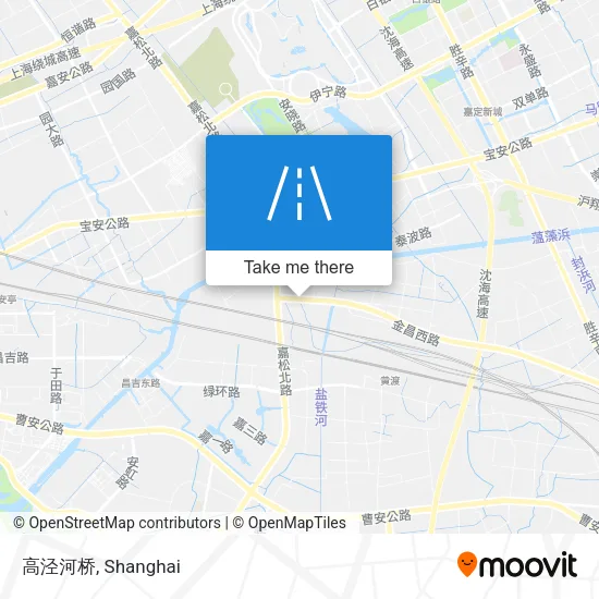 高泾河桥 map