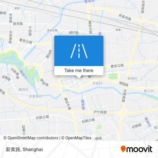 新黄路 map
