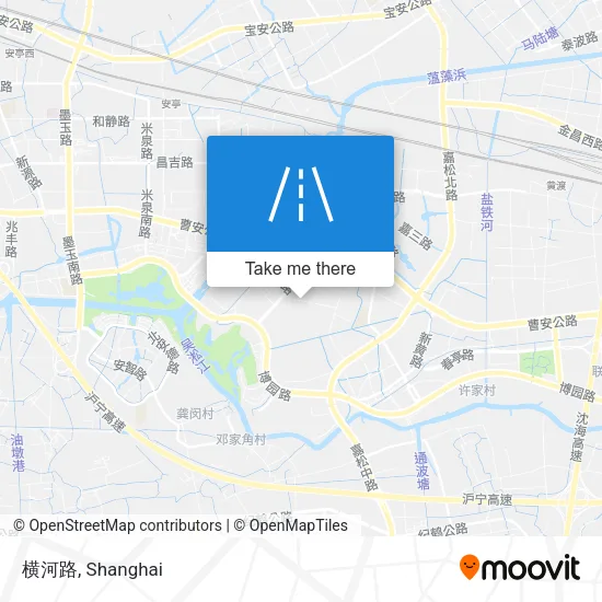 横河路 map