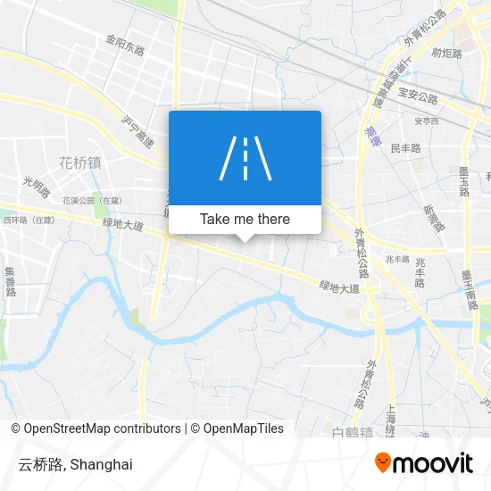 云桥路 map