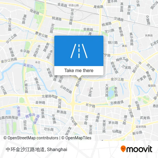 中环金沙江路地道 map