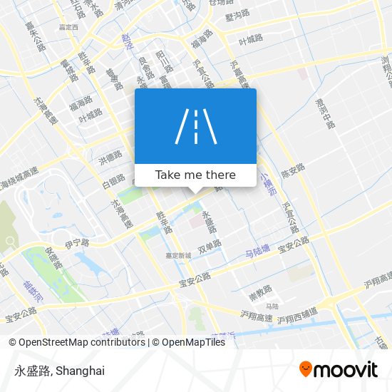 永盛路 map