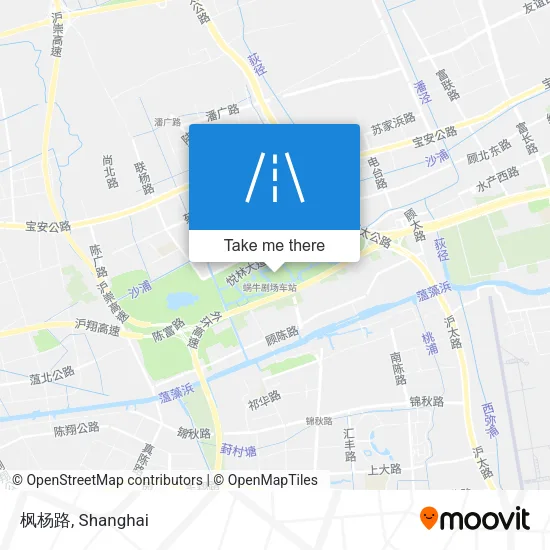 枫杨路 map