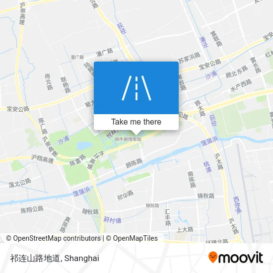 祁连山路地道 map