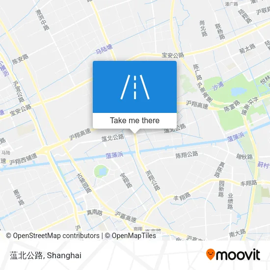 蕰北公路 map