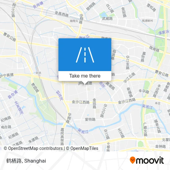 鹤栖路 map