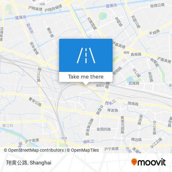 翔黄公路 map