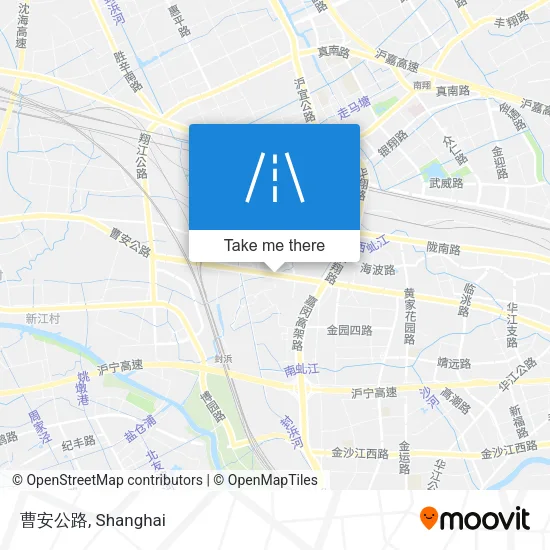 曹安公路 map