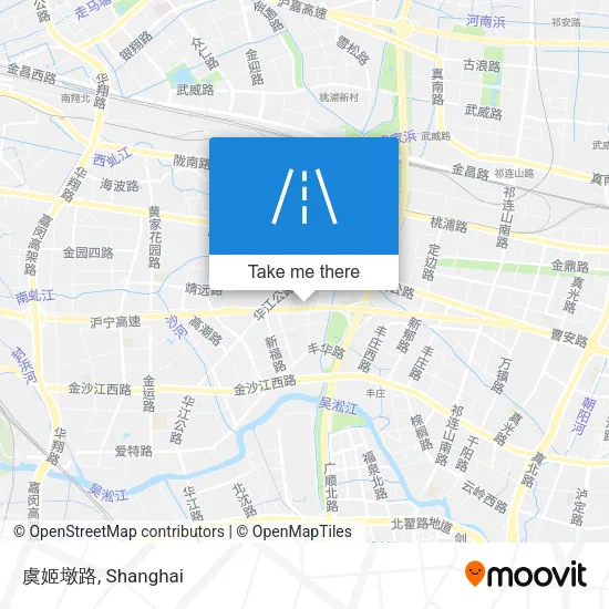 虞姬墩路 map