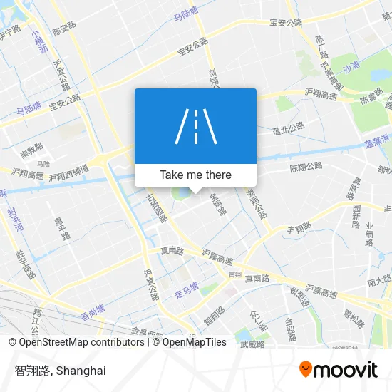 智翔路 map