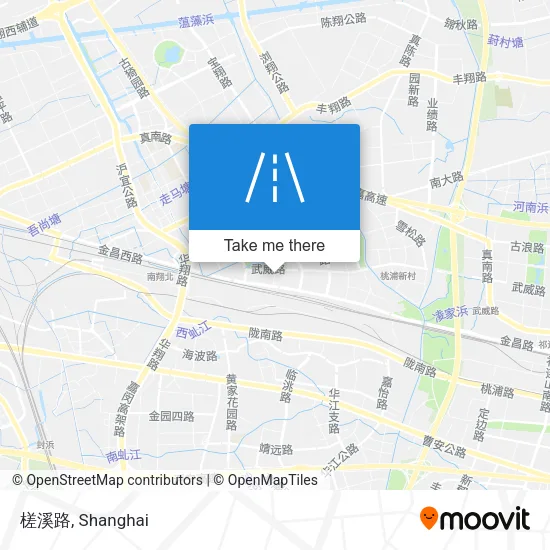 槎溪路 map