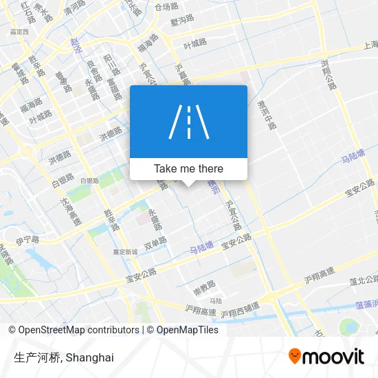 生产河桥 map