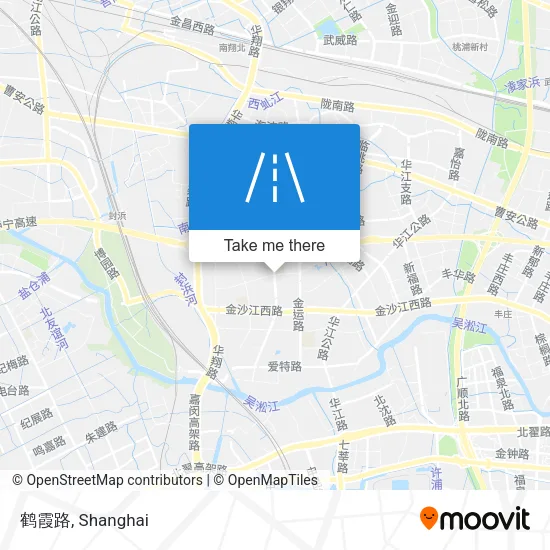 鹤霞路 map