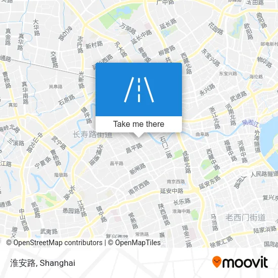 淮安路 map