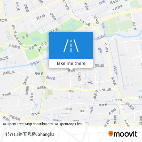 祁连山路五号桥 map