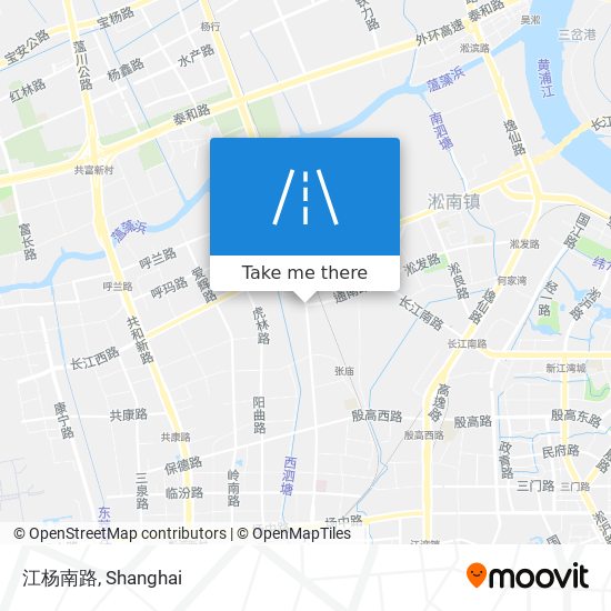 江杨南路 map