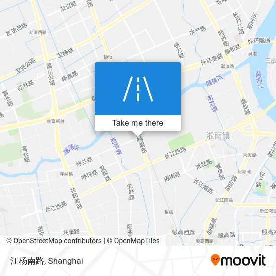 江杨南路 map