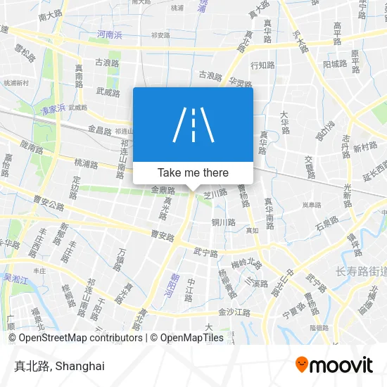 真北路 map