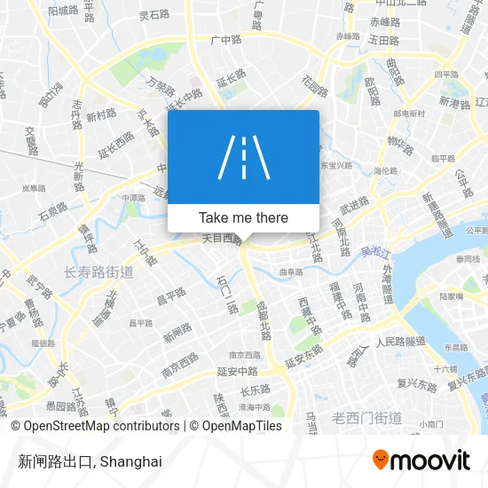 新闸路出口 map