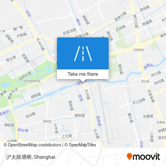 沪太路塘桥 map