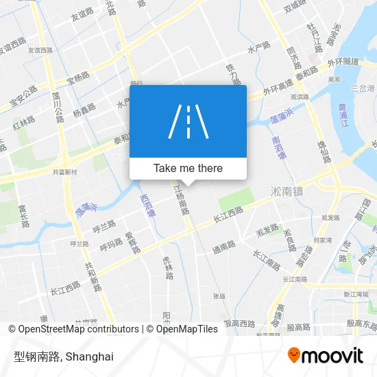型钢南路 map