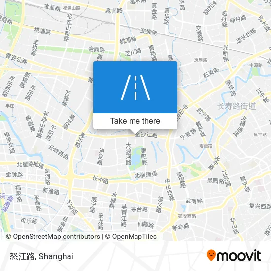怒江路 map