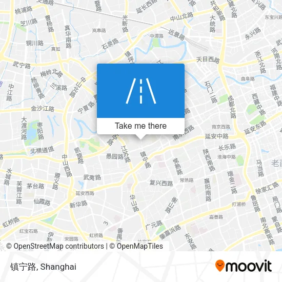 镇宁路 map
