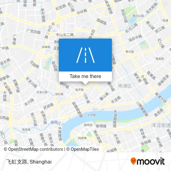 飞虹支路 map