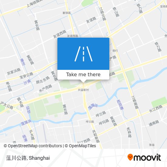 蕰川公路 map