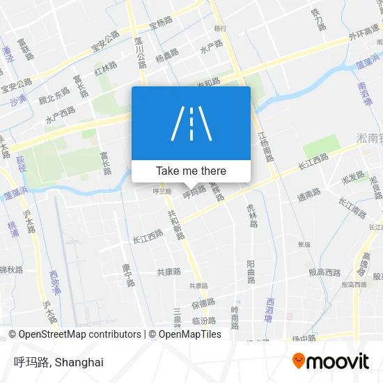 呼玛路 map