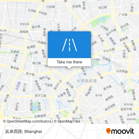 岚皋西路 map