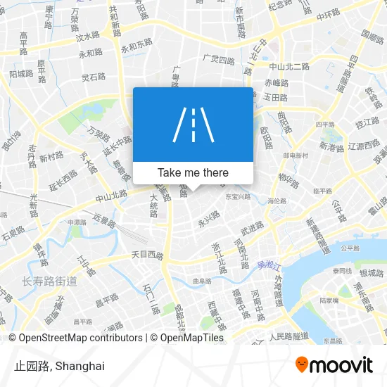 止园路 map