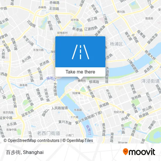 百步街 map