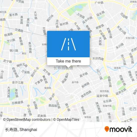 长寿路 map
