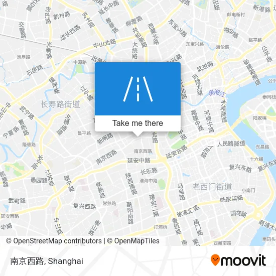 南京西路 map