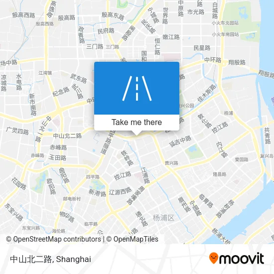 中山北二路 map