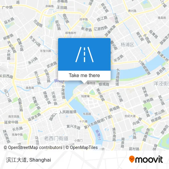 滨江大道 map