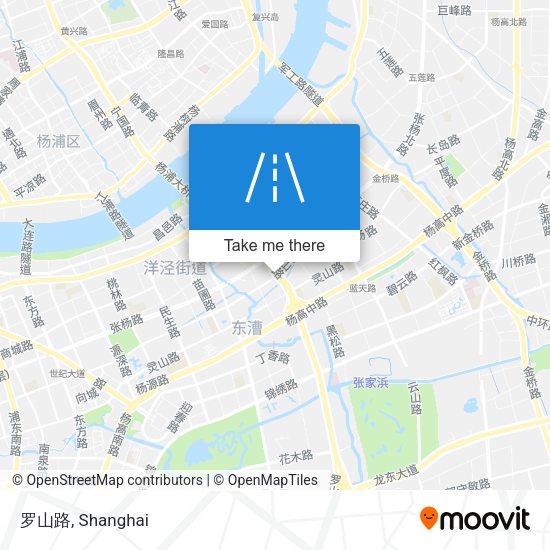 罗山路 map