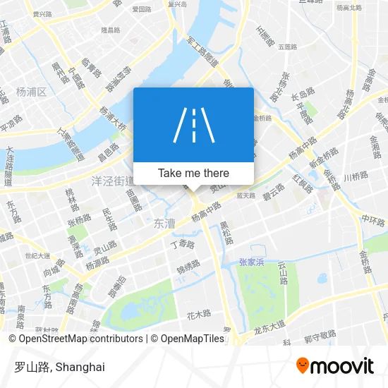 罗山路 map