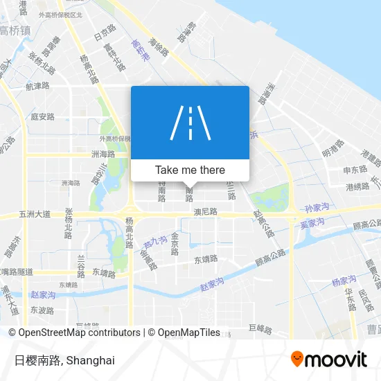 日樱南路 map