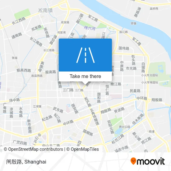 闸殷路 map