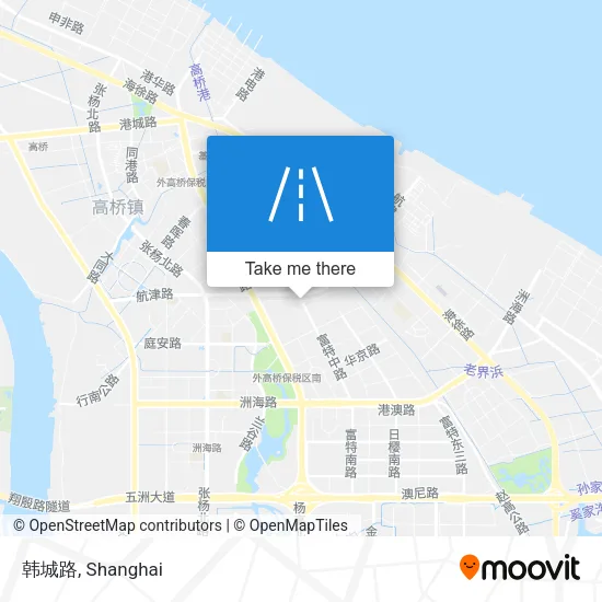 韩城路 map