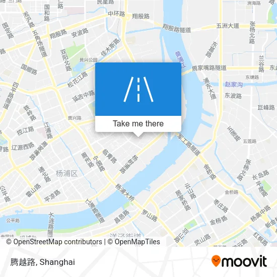 腾越路 map
