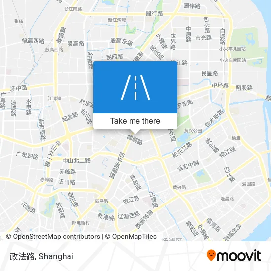 政法路 map