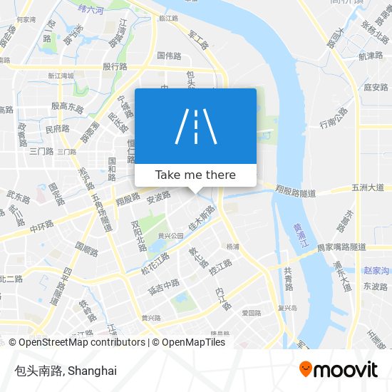 包头南路 map