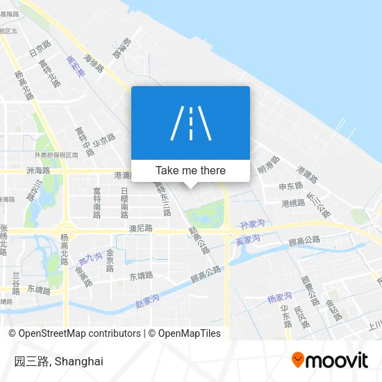 园三路 map
