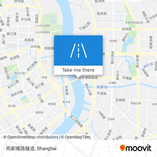 周家嘴路隧道 map